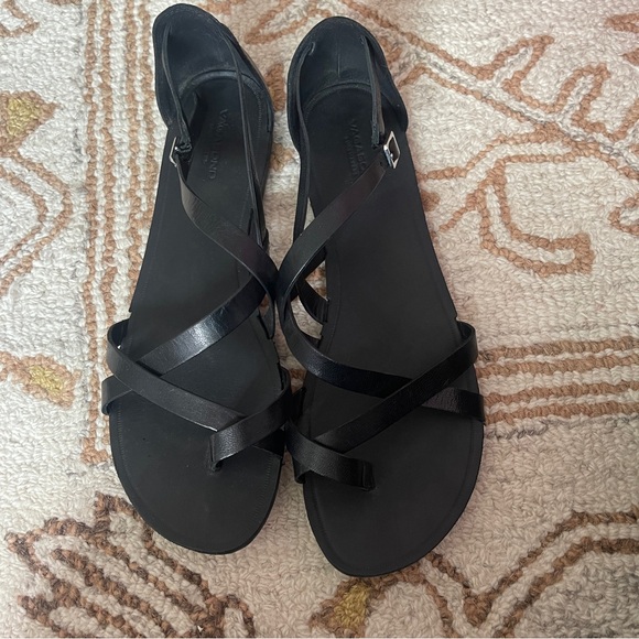 Vagabond the shoemaker black genuine leather strappy sandals size 8.5 - Picture 4 of 4